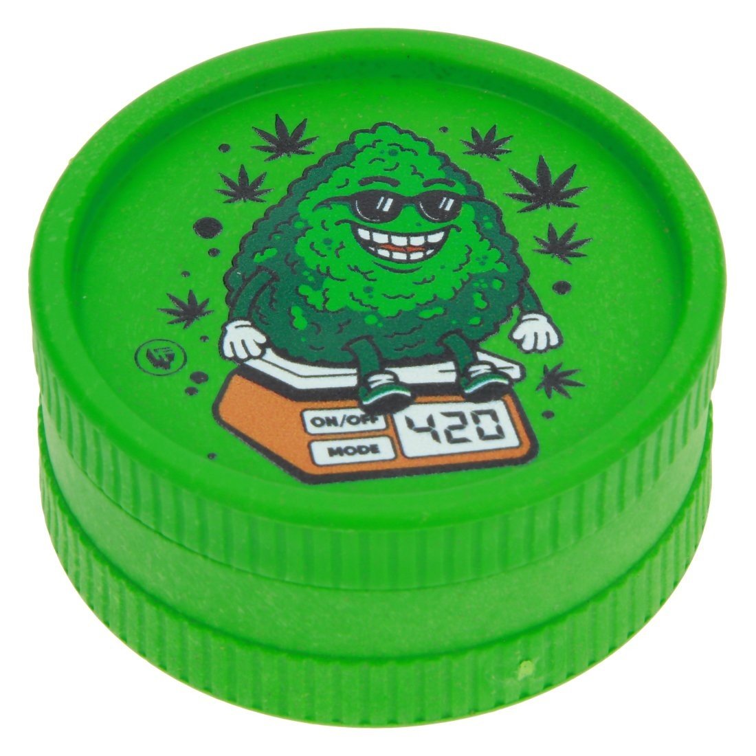 Grinder Bio Fire-Flow Bud Buddies 55 mm – Old Green