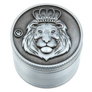 Grinder Fire-Flow Rasta Lion Leaf 50 mm – Old Green