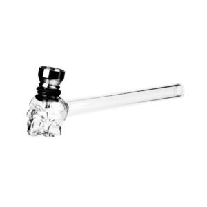 Pipe En Verre Skull Bowl 15 Cm – Old Green